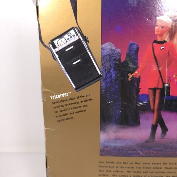 STAR TREK 30th Anniversary Mattel Barbie &‎ Ken Gift Set Collectors 1996 #15006 - Picture 8 of 11